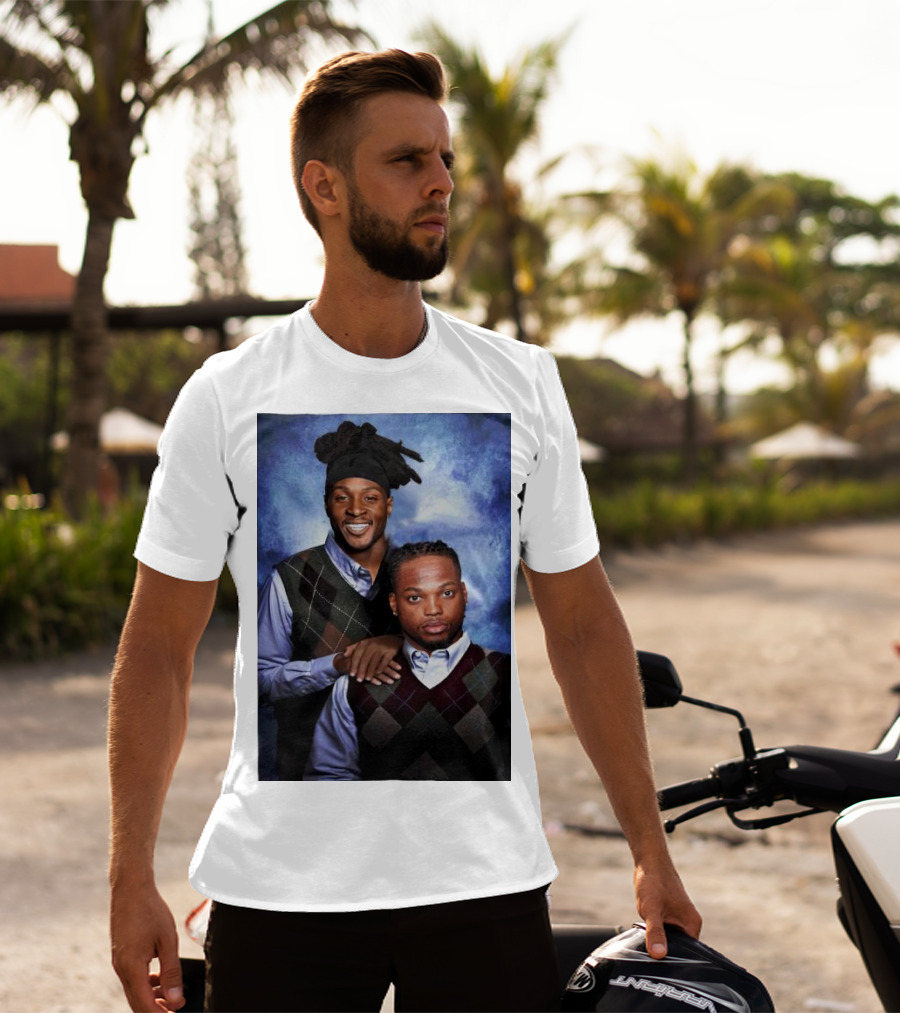 Tennessee Titans Derrick Henry DeAndre Hopkins Step Brothers Photo T-Shirt