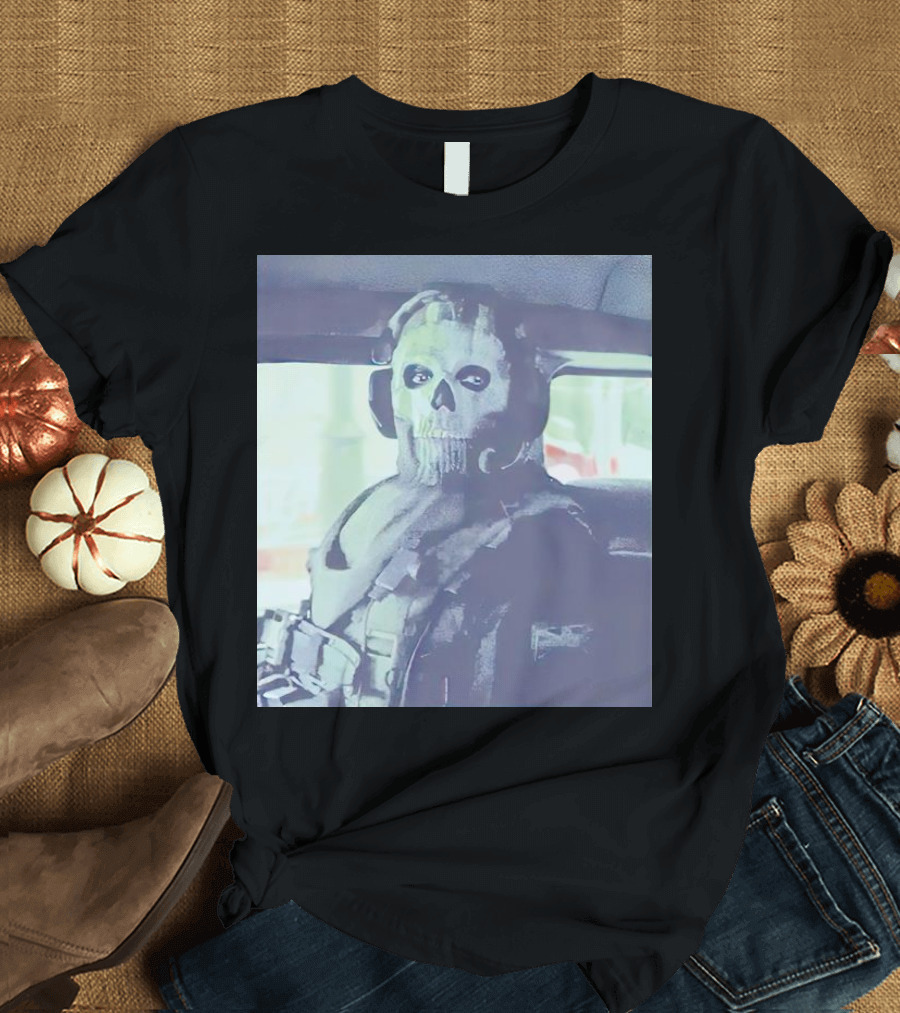 Call Of Duty Modern Warfare II Ghost Mask Staring T-Shirt