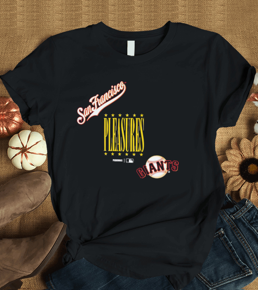 San Francisco Pleasures MLB Giants Baseball T-Shirt