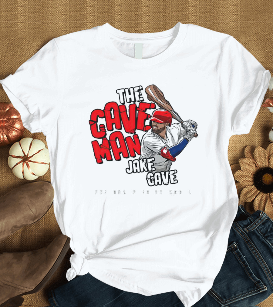 The Caveman Jake Cave Baseball Bat T-Shirt