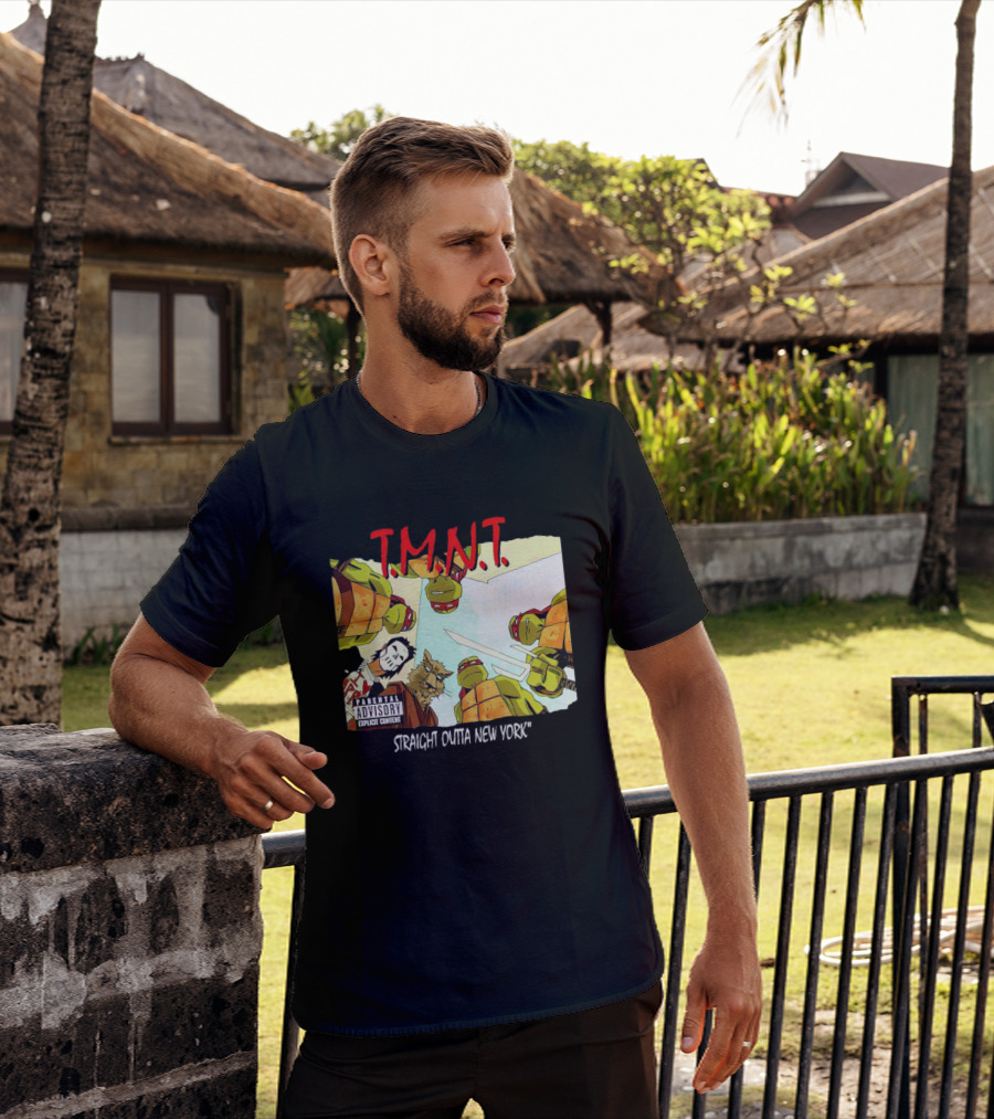 TMNT Parental Advisory Explicit Content Straight Outta New York T-Shirt