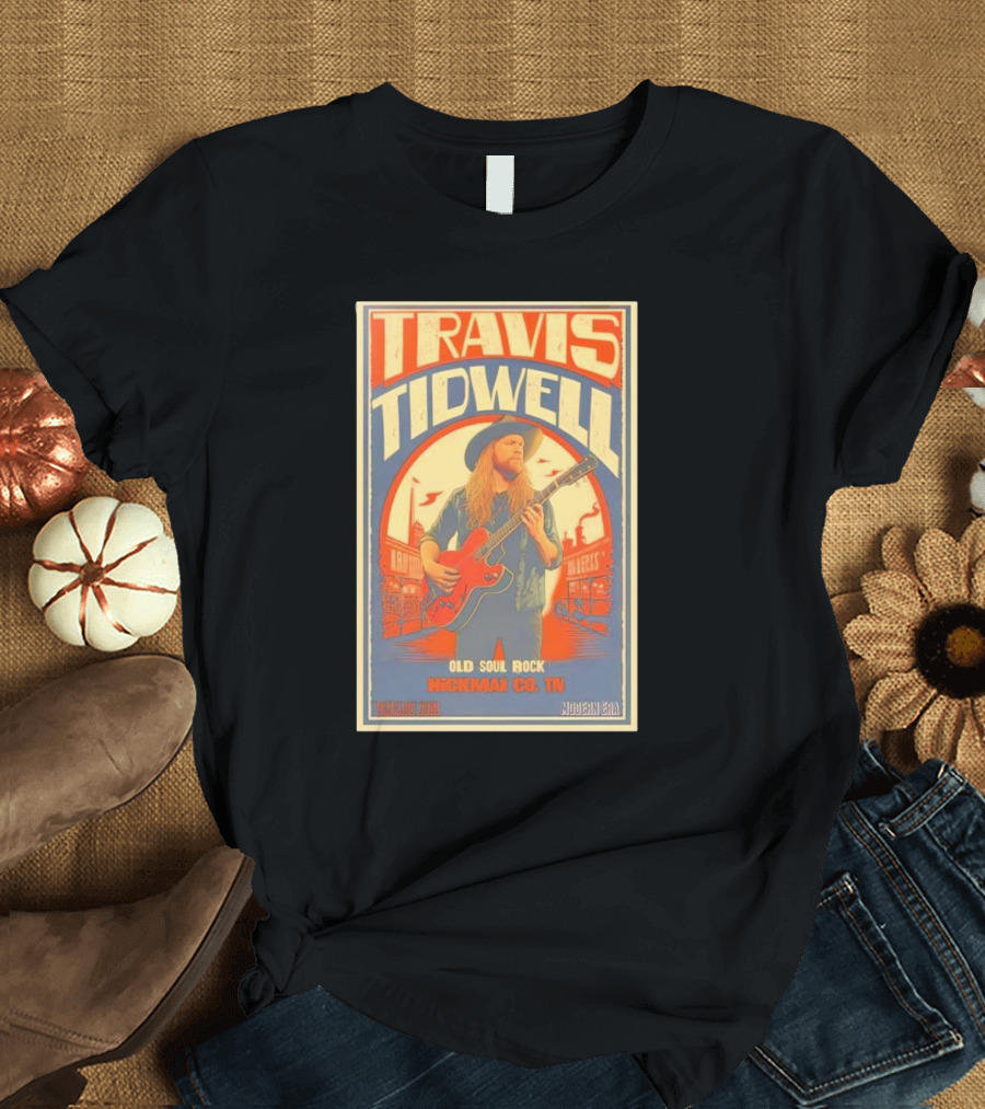 Travis Tidwell Old Soul Rock Concert Hickman Co TN Vintage Era T-Shirt