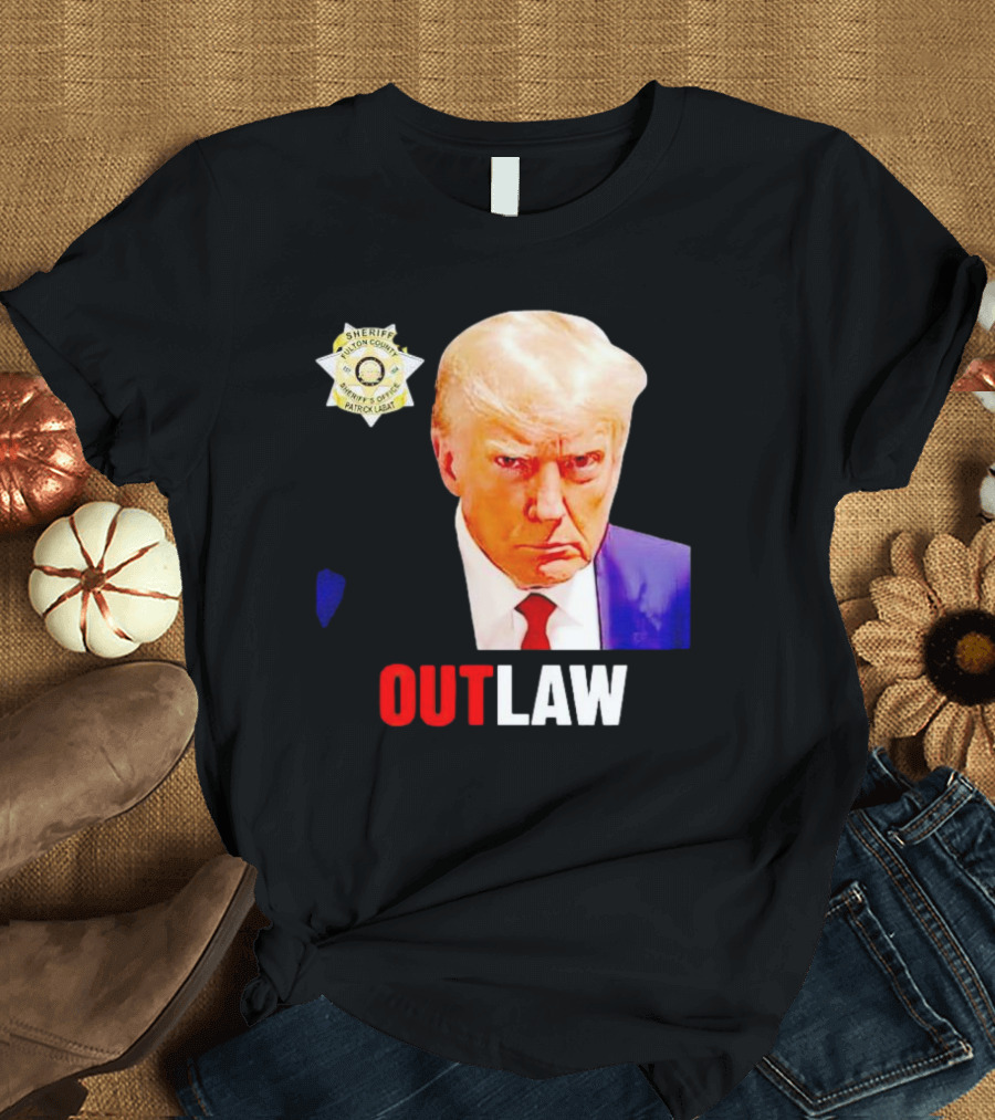 Sheriff Badge Outlaw Trump T-Shirt