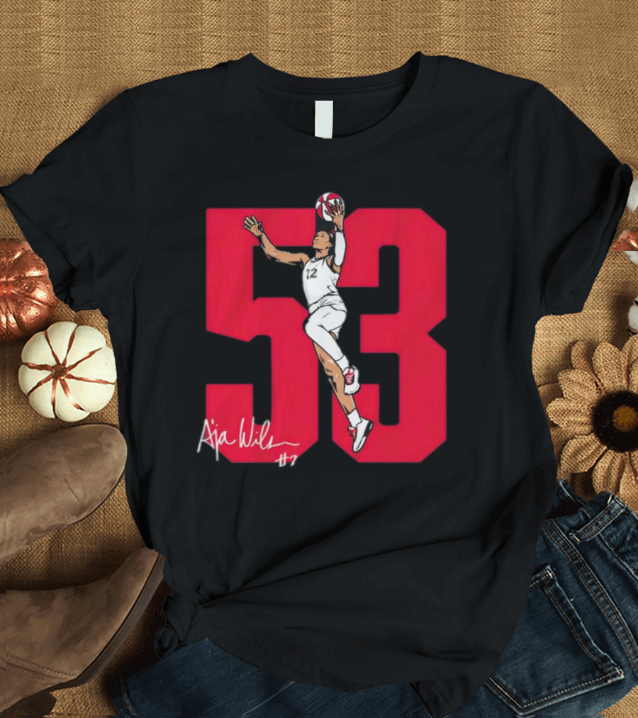 A'ja Wilson 53 Points Signature Dunk T-Shirt