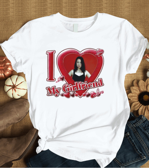 T-Shirt: Mitski I Love My Girlfriend Heart Love T-Shirt Mitski I Love My Girlfriend Heart Love T-Shirt