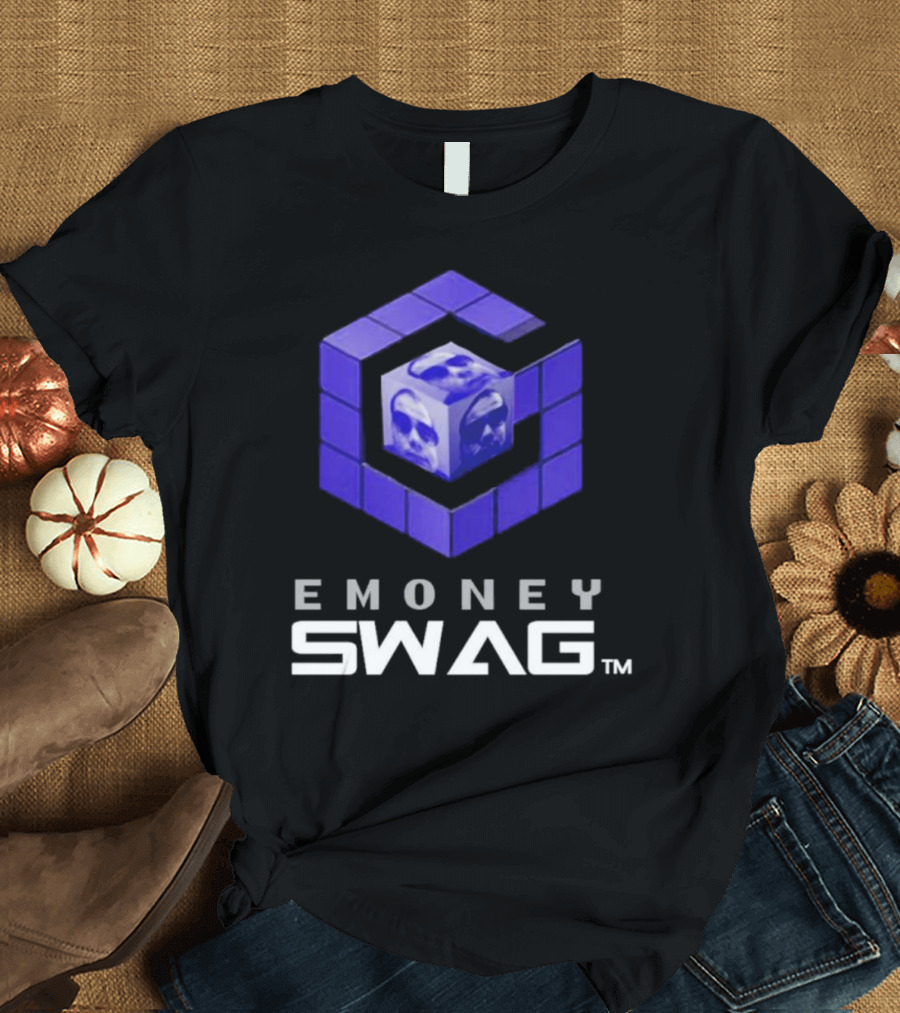 EMONEY SWAG Cube Faces New T-Shirt