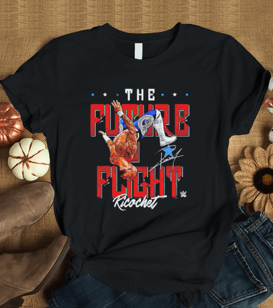 The Future of Flight Ricochet WWE Signature Flip T-Shirt