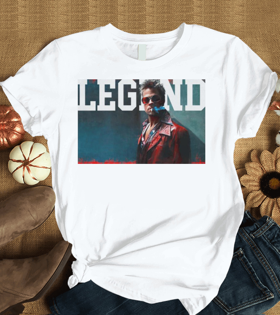 Tyler Durden Smoking Legend Iconic T-Shirt