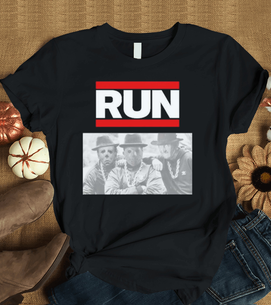 RUN DMC Jason Mask Horror Squad T-Shirt