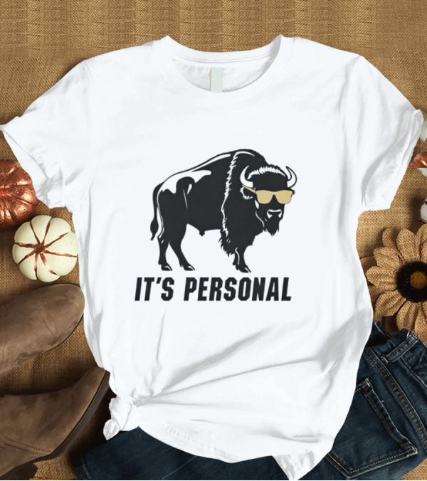 T-Shirt: Colorado Buffaloes It's Personal Sunglasses Buff T-Shirt Colorado Buffaloes It's Personal Sunglasses Buff T-Shirt