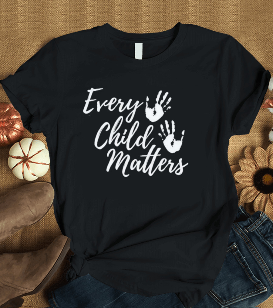 Every Child Matters Handprints Equality Unity Orange Day T-Shirt