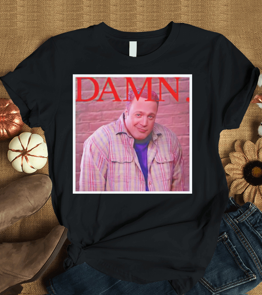 Kevin James Damn Plaid Shirt Brick Wall T-Shirt