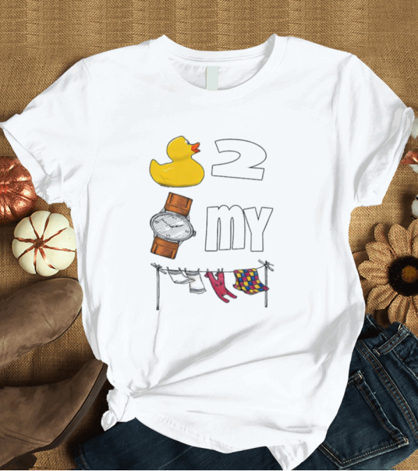 T-Shirt: Rubber Duck Socks 2 My Clothesline Butterfly T-Shirt Rubber Duck Socks 2 My Clothesline Butterfly T-Shirt
