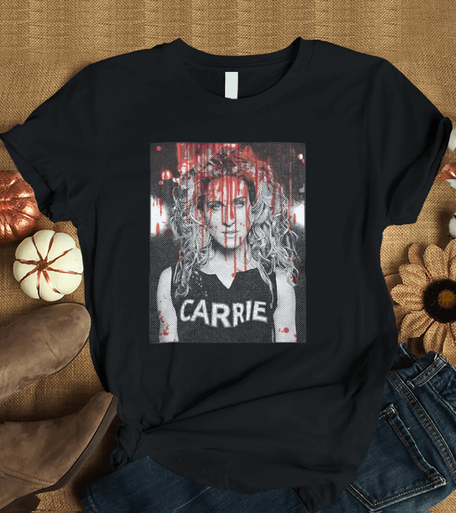 Carrie Horror Movie Blood Splatter T-Shirt