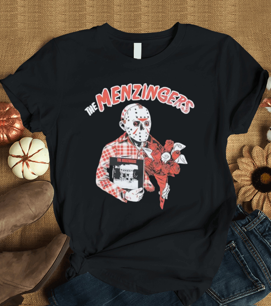 The Menzingers Hockey Mask Roses Album T-Shirt