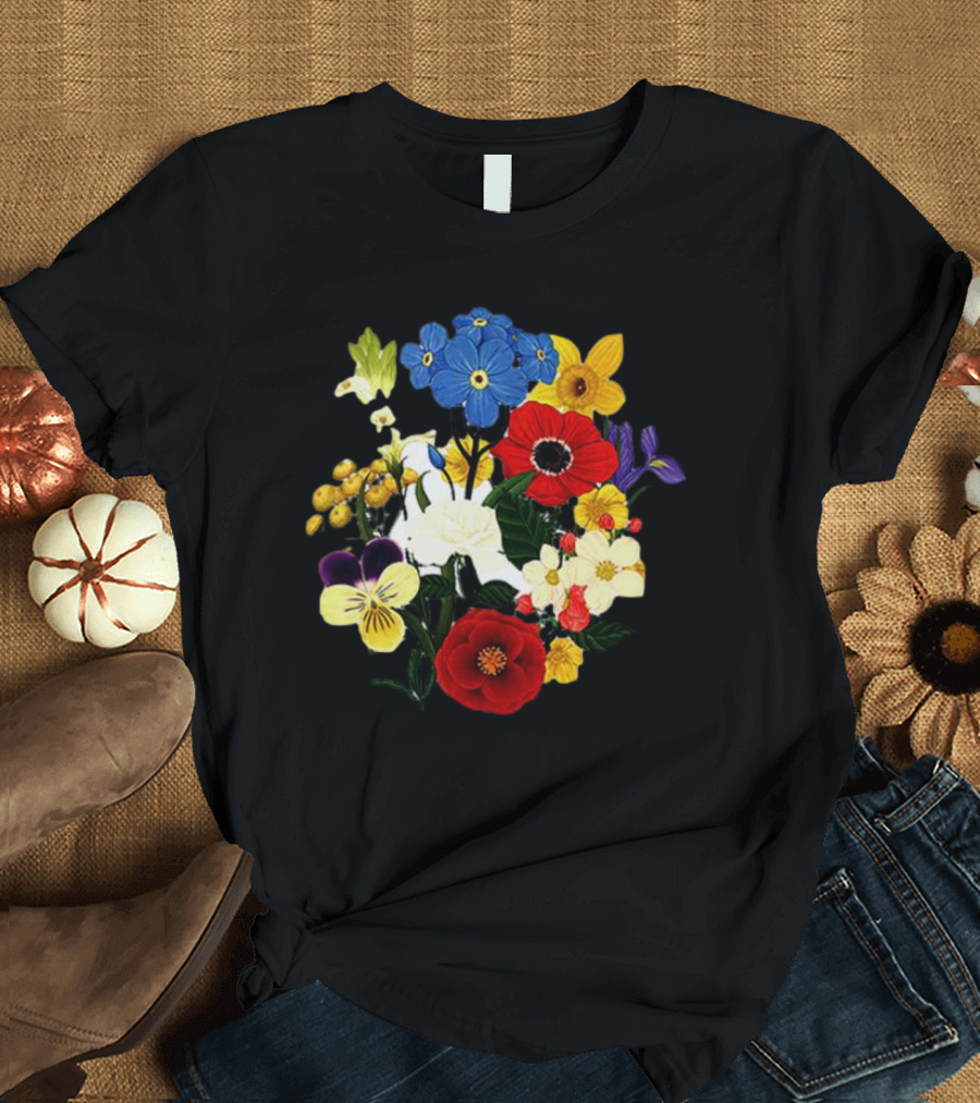 Sam Smith Vibrant Floral Bouquet T-Shirt