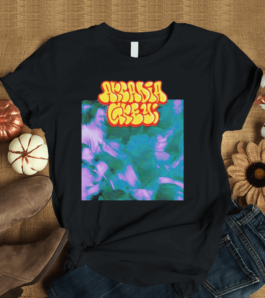 Arcadia Grey Graffiti Smart Punk Concept Psychedelic Vibes T-Shirt