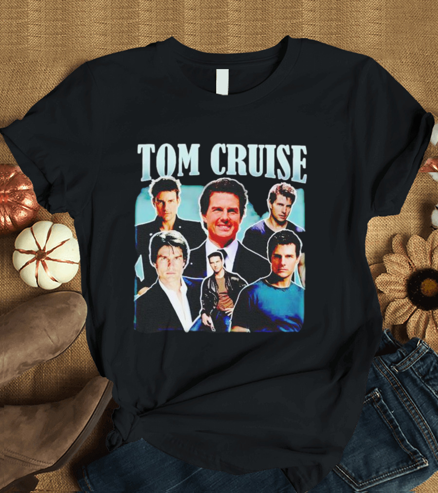 Tom Cruise Iconic Picture Collage Collection T-Shirt