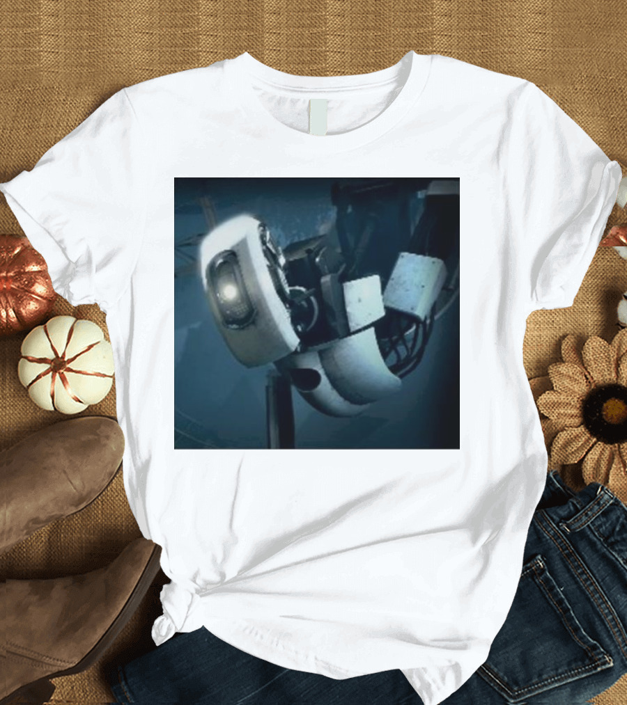 Actual Lesbians Robo Mommys Little Test Subject Portal Character GLaDOS T-Shirt
