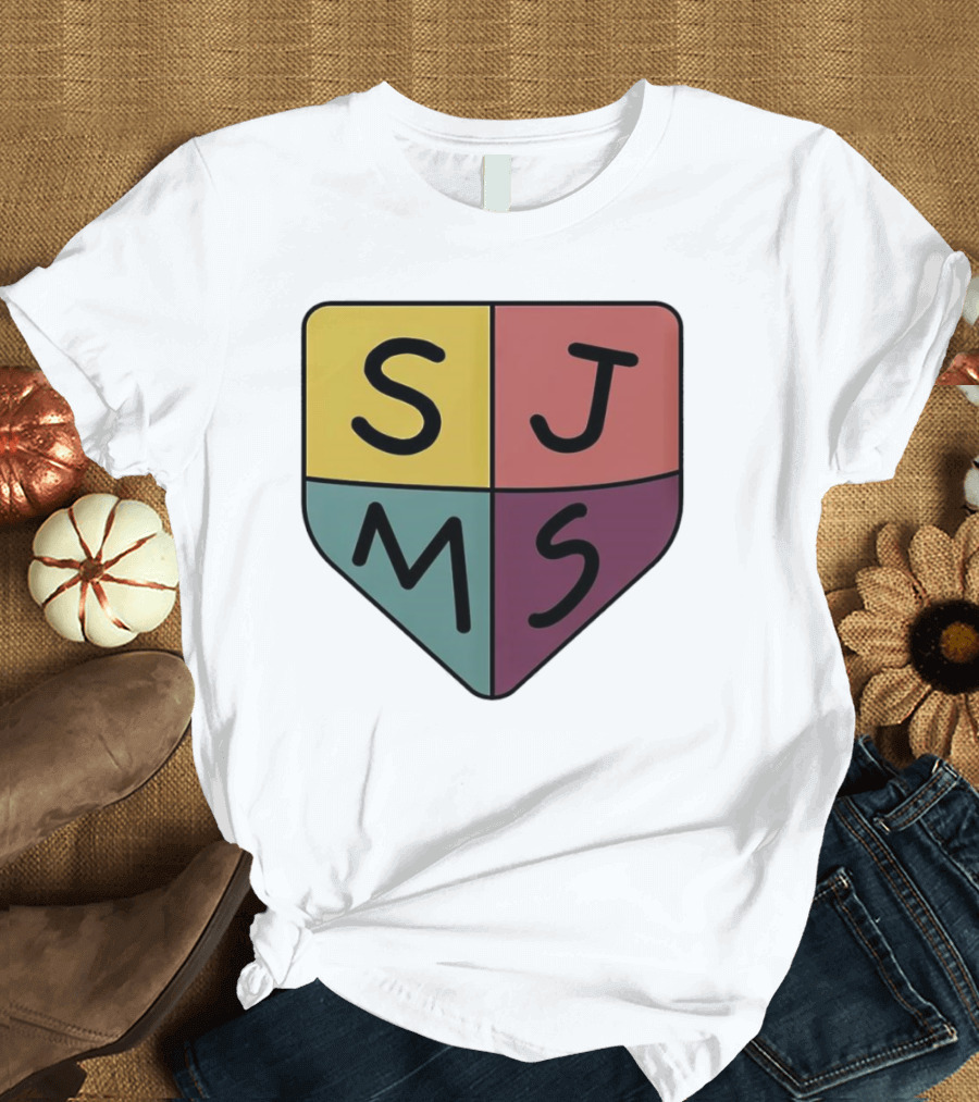 Saint James Middle School SJMS Shield Emblem T-Shirt