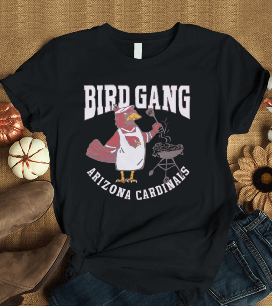 Bird Gang Arizona Cardinals BBQ Bird T-Shirt