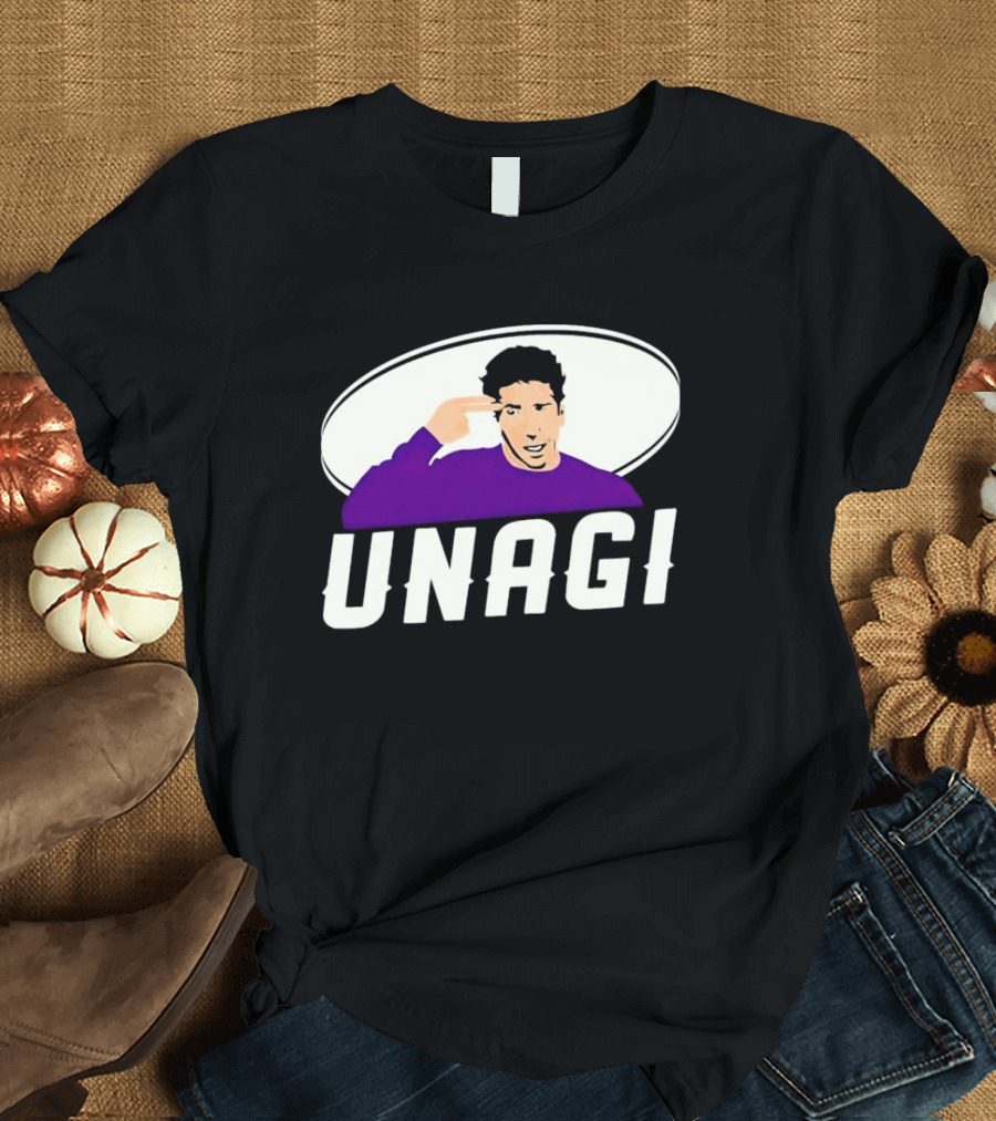 Friends Ross Geller Unagi Iconic Gesture from The One with Unagi T-Shirt