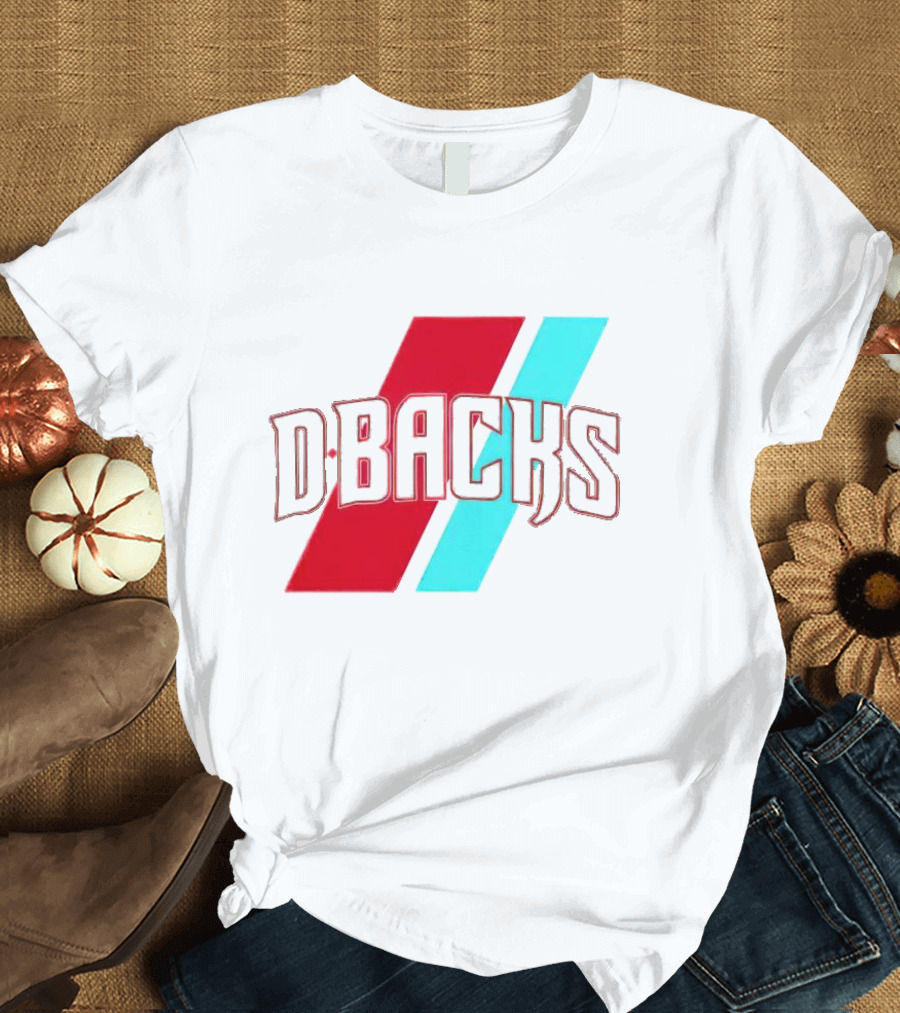 Arizona DBbacks Tri-Color Stripe T-Shirt