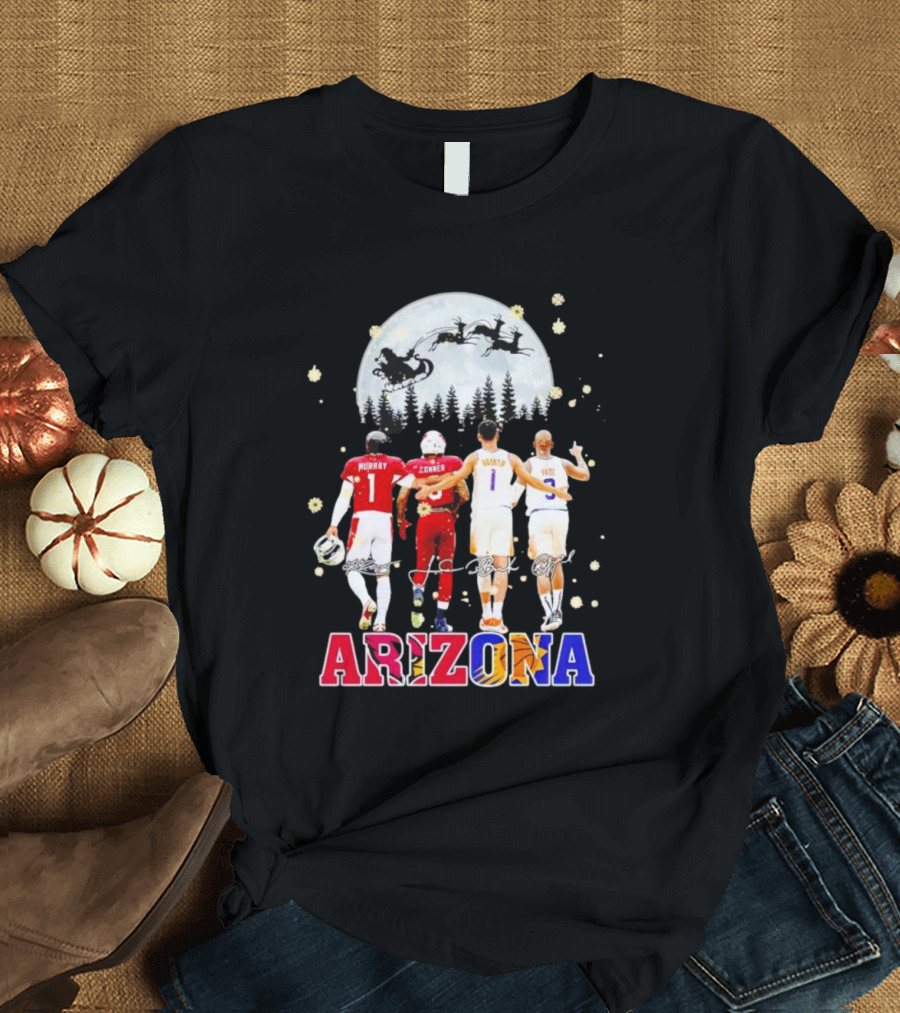 Arizona Christmas Kyler Murray James Conner Devin Booker Chris Paul T-Shirt