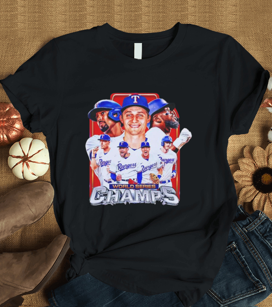 Texas Rangers World Series Champs T-Shirt