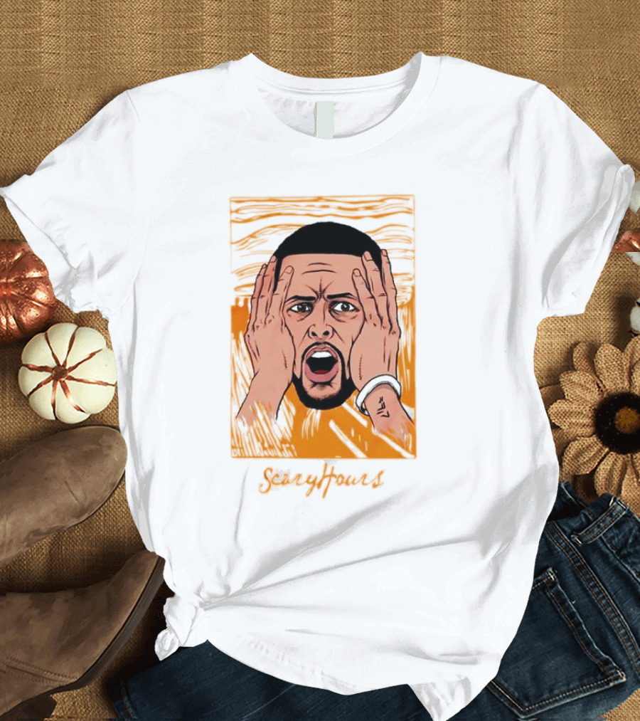Drake Scary Hours White Munch Scream T-Shirt