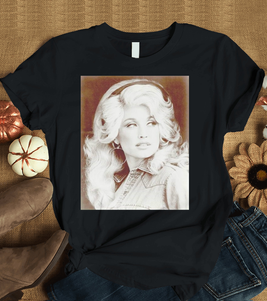 Dolly Parton Vintage Style Denim Jacket T-Shirt