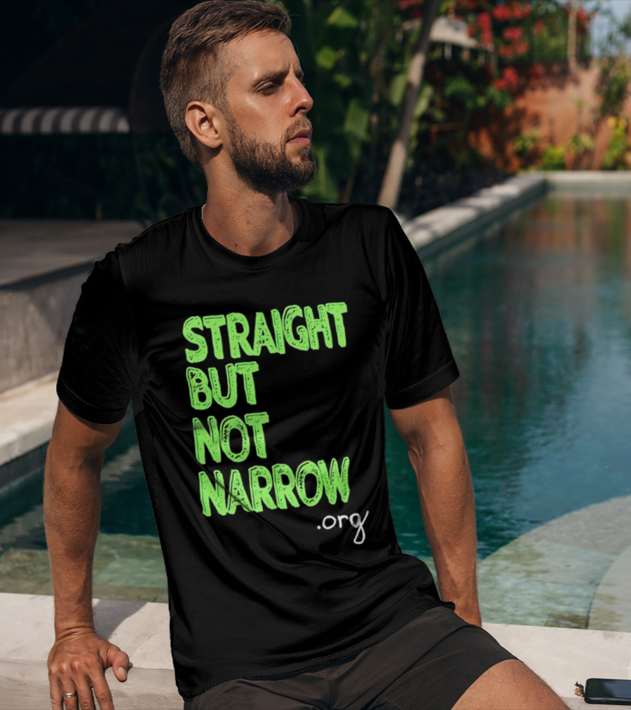 Josh Hutcherson Straight But Not Narrow Support .Org T-Shirt