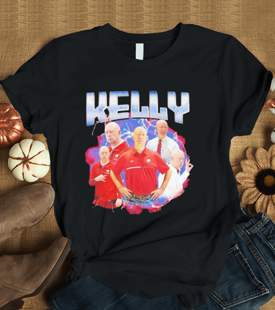 Kelly Sheffield Wisconsin Volleyball Coach Vintage T-Shirt