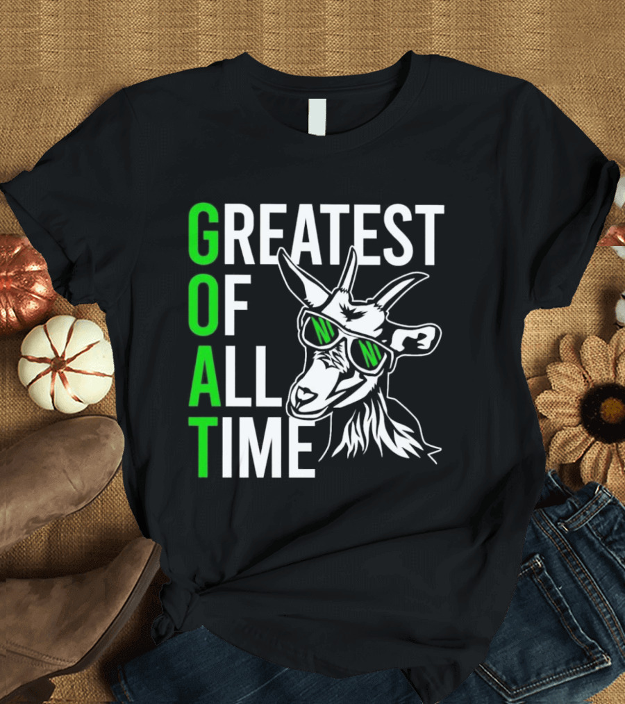 GOAT Greatest of All Time Cool Sunglasses Goat T-Shirt