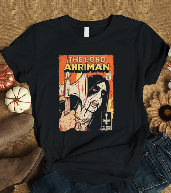 T-Shirt: The Lord Ahriman Comic Axe Blood 20 Sep 666 Cover T-Shirt The Lord Ahriman Comic Axe Blood 20 Sep 666 Cover T-Shirt