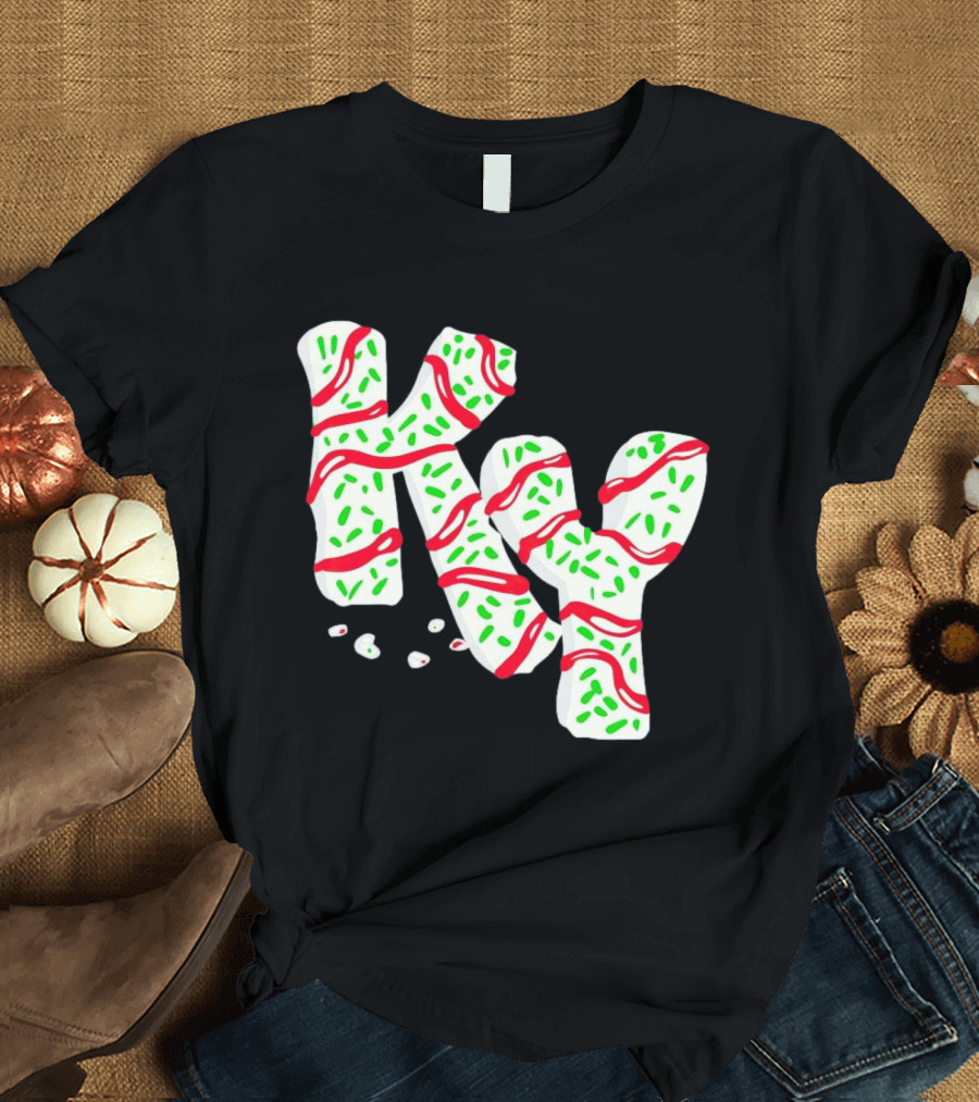 Christmas Treat KY Candy Cane-Inspired T-Shirt