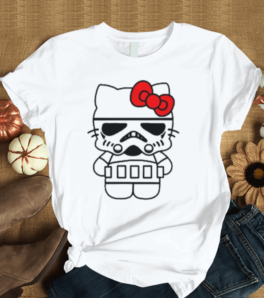 Hello Kitty Star Wars Stormtrooper Crossover T-Shirt