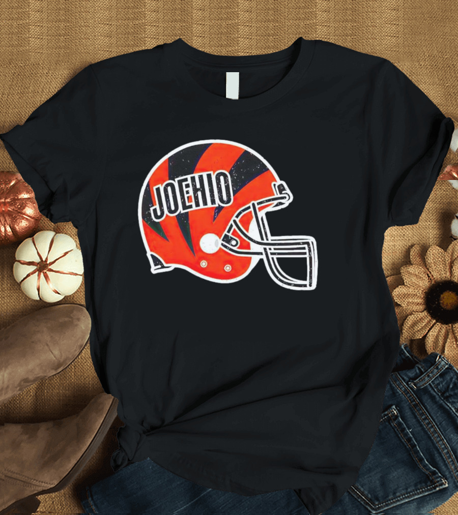 Cincinnati Bengals Joehio Football Helmet T-Shirt
