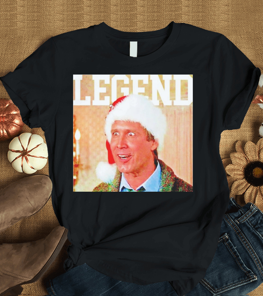 Legend Clark Griswold Santa Hat Iconic Movie Character T-Shirt