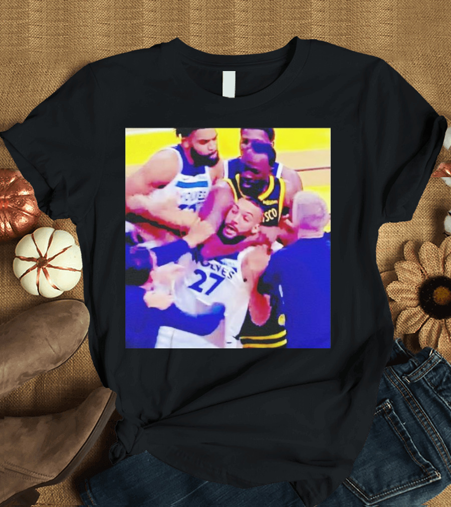 Draymond Green Ejection Incident During Warriors vs. Timberwolves Game T-Shirt