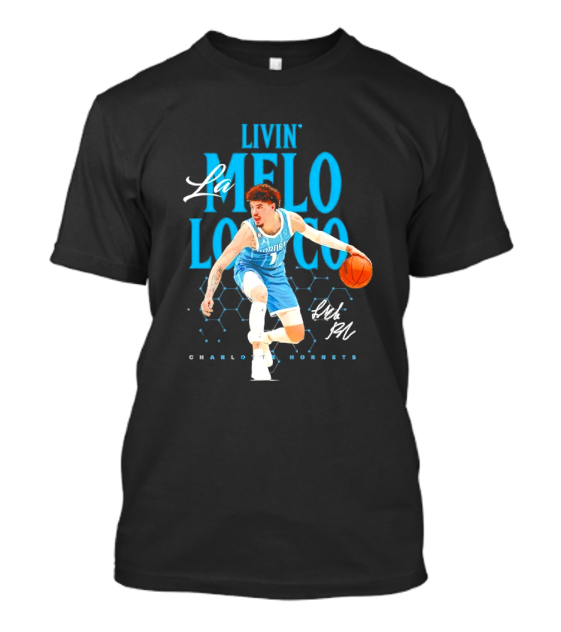 Livin' La Melo Loco Charlotte Hornets Signature T-Shirt