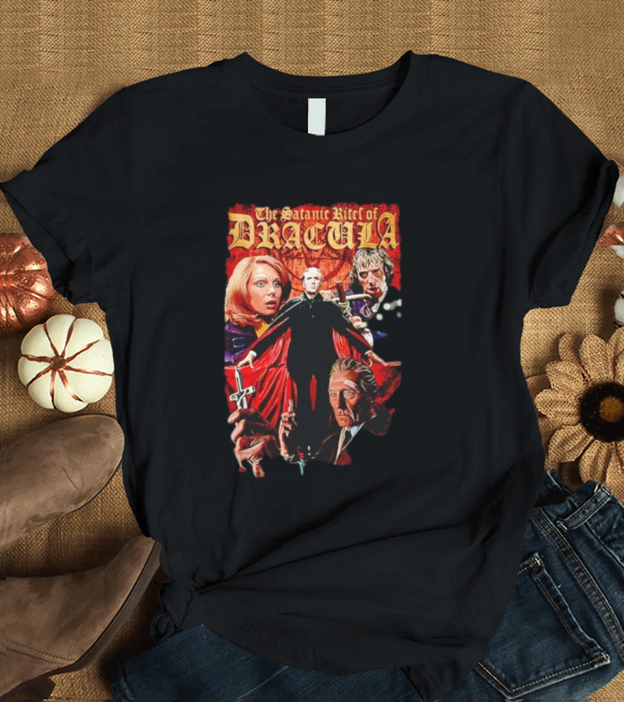 The Satanic Rites of Dracula Vintage Movie T-Shirt