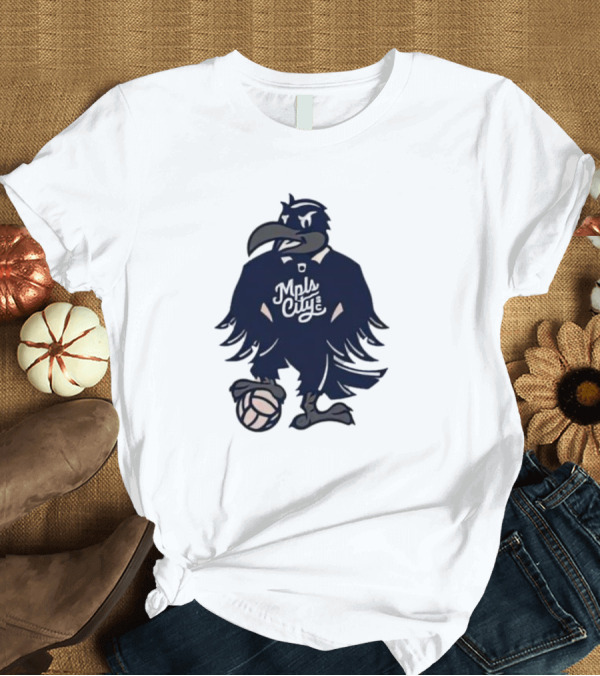 T-Shirt: Mpls City Soccer Schmitty The Crow T-Shirt Mpls City Soccer Schmitty The Crow T-Shirt