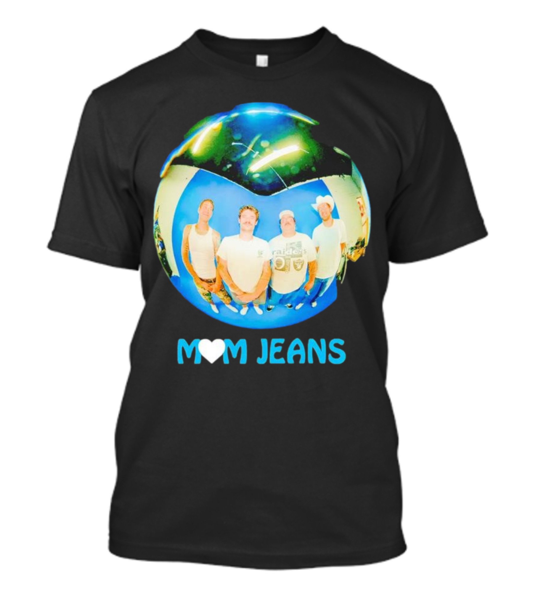 Mom Jeans Heart Raiders Orb Photo T-Shirt
