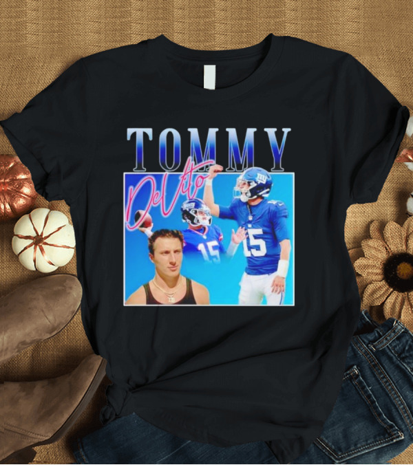 T-Shirt: TOMMY DeVito New York Giants Quarterback Legacy T-Shirt TOMMY DeVito New York Giants Quarterback Legacy T-Shirt