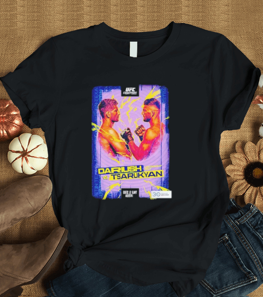 UFC Fight Night Austin Dariush vs Tsarukyan December 2 30 Spectrum T-Shirt