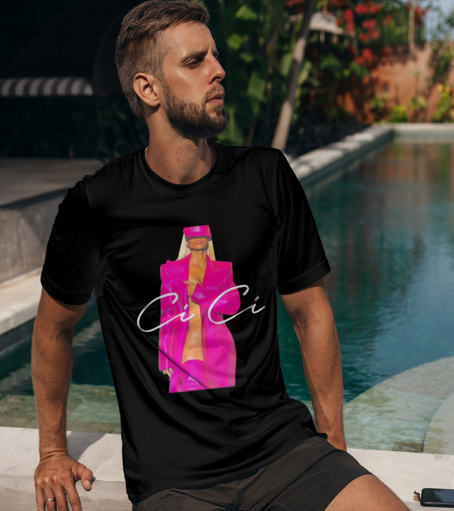 Ciara CiCi Bold Pink Fashion T-Shirt