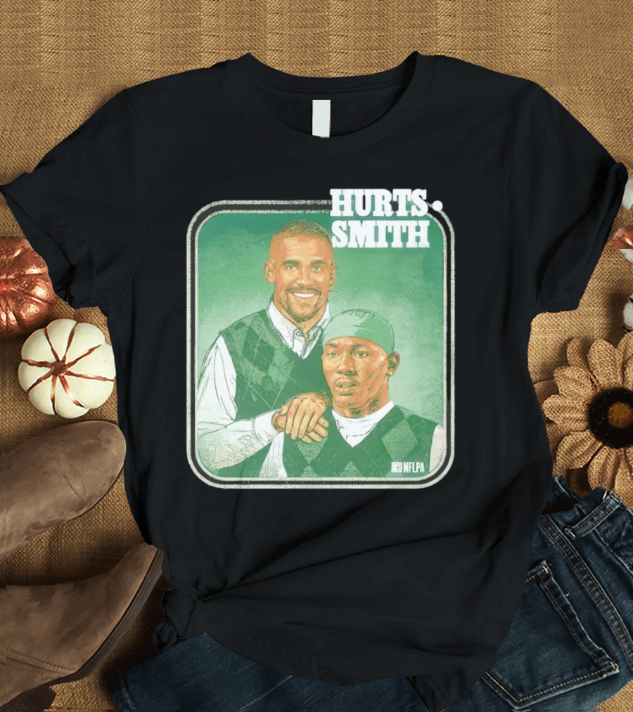 Jalen Hurts DeVonta Smith Philadelphia Step Brothers NFLPA Football T-Shirt