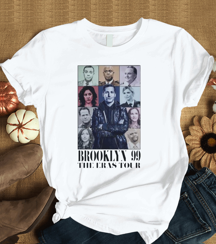 Brooklyn 99 The Eras Tour Character Montage T-Shirt