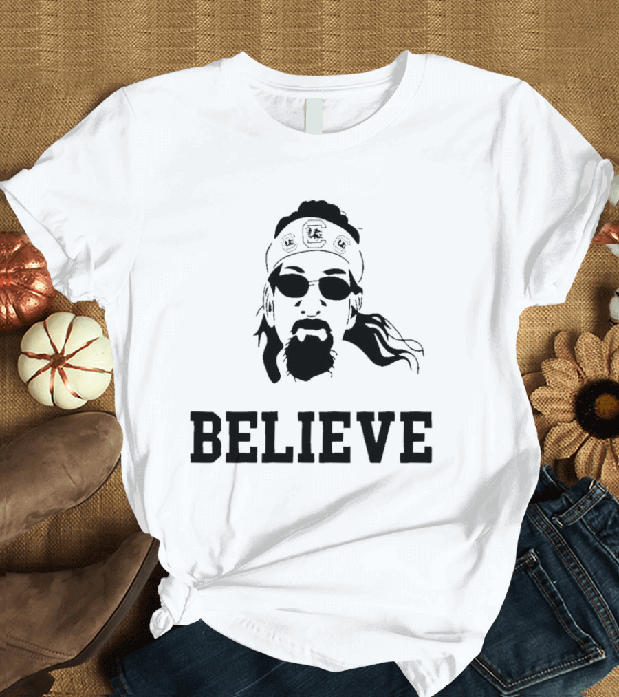 Carlton Thompson South Carolina Gamecocks Believe Iconic Fan T-Shirt